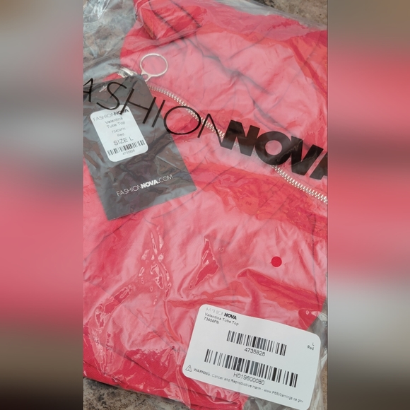 Fashion Nova Red Tube Top - Picture 7 of 8